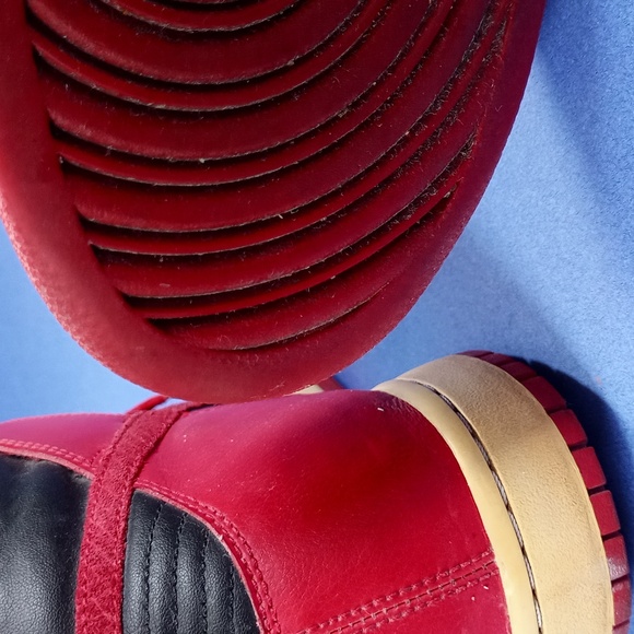 Nike Dunk High Red 317982-051 - Picture 10 of 11